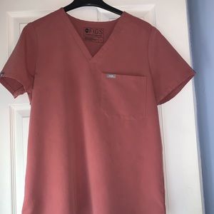 Figs Mauve Catrina Top